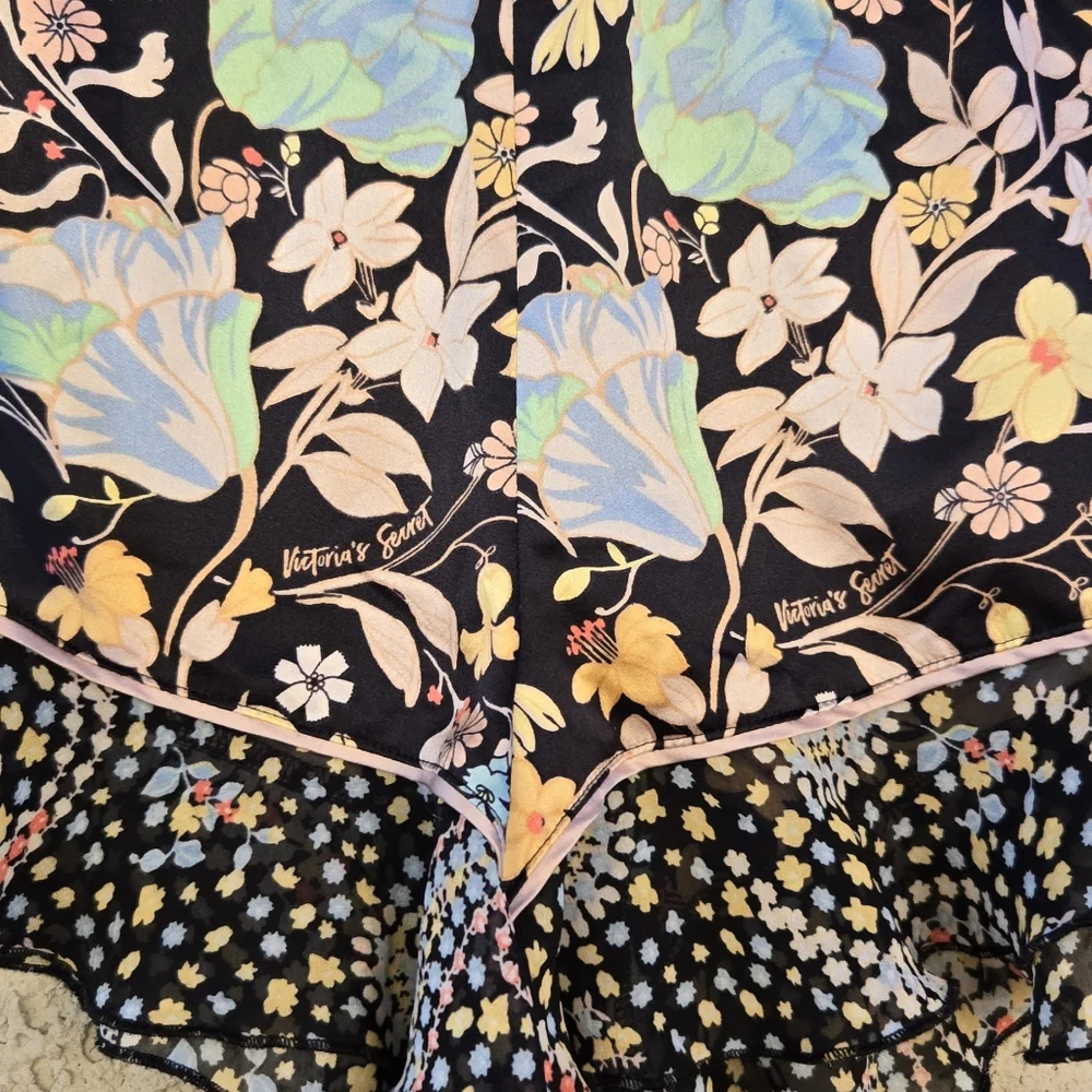 Victoria's Secret Floral Satin Shorts